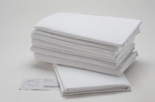 Bed Sheet Set - WHITE - 60% Cotton 40% Polyester